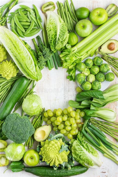 Het Gezonde Eten Groene Groenten Stock Foto Image Of Vrucht Gezond