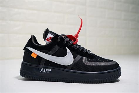 Nike Air Force 1 Low Off White Black White Npssonipat