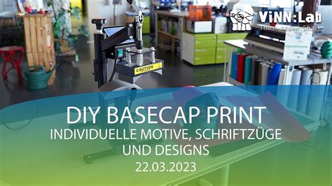 Vinn Lab Diy Basecap Print Youtube