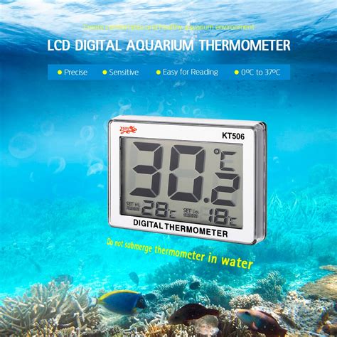 Mini Fishtank Thermometer Lcd Digitale Aquarium Te Grandado