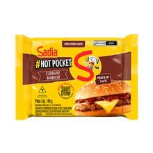 Hot Pocket Sadia X Burguer Barbecue 145g Supermercados Pague Menos