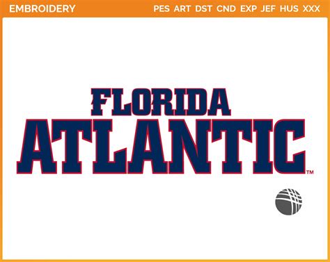 Florida Atlantic Owls - College Sports Embroidery Logo in 4 sizes - SPLN001494 • Sports Logos ...