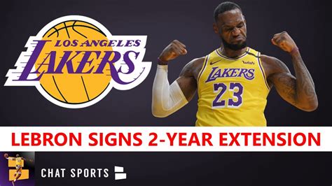 Breaking Lakers News Lebron James Signs A Year Max Contract