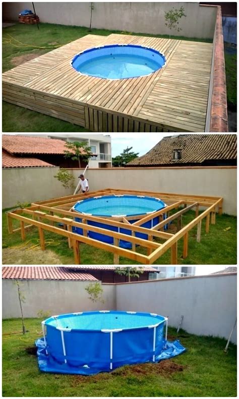 12 Low Budget Diy Schwimmbecken Tutorials Piscina Pallet Piscina Diy