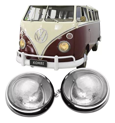 Farol Olho De Boi Kombi Corujinha Jarrinha A Par