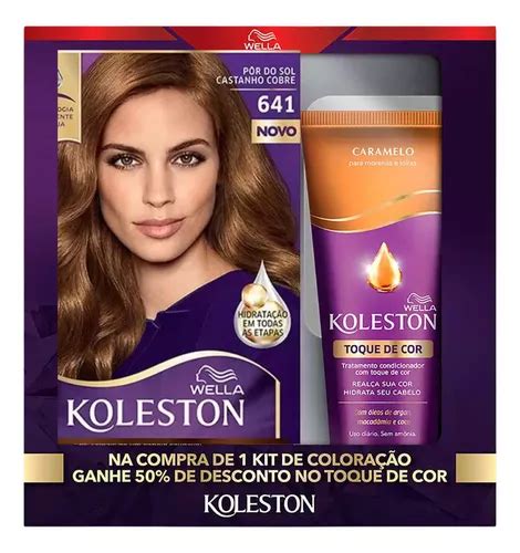 Kit Tintura Koleston E Condicionador Tratamento Toque De Cor MercadoLivre