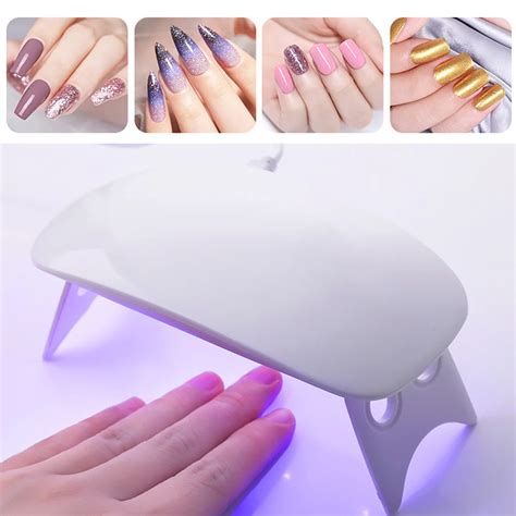 W Mini Nail Dryer Lamp Portable Uv Led Lamp Nail Art Phototherapy