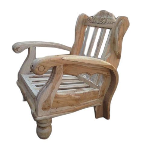 Teak Wood Armrest Chair With Cushion At Rs 27000 In Surat ID