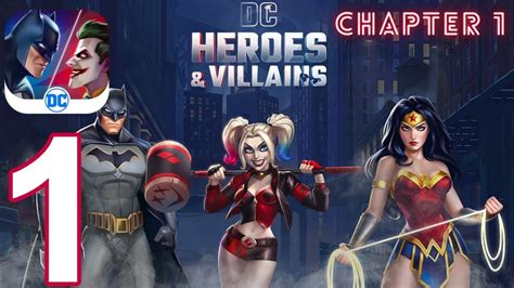 DC Heroes And Villains Match 3 Gameplay Walkthrough Part 1 Chapter 1