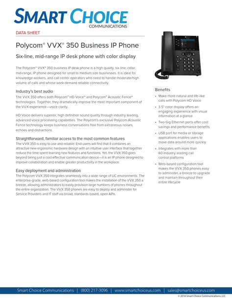 Polycom Vvx Line Mid Range Ip Desk Phone User Guide