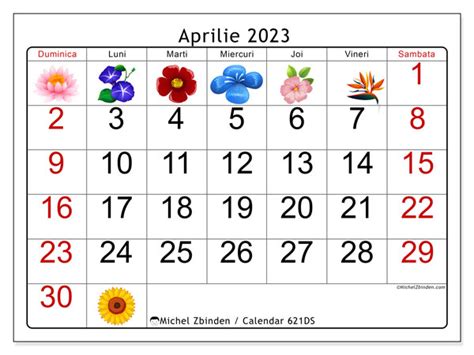 Calendar Aprilie Pentru Imprimare Ds Michel Zbinden Ro