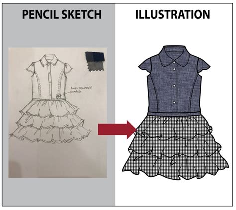 Technical Drawings Illustrations Cads Flat Garment Drawings By