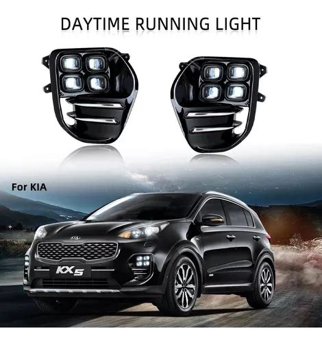 Drl Neblinero Ice Cube Kia Sportage 2016 2018 Stock Envío gratis