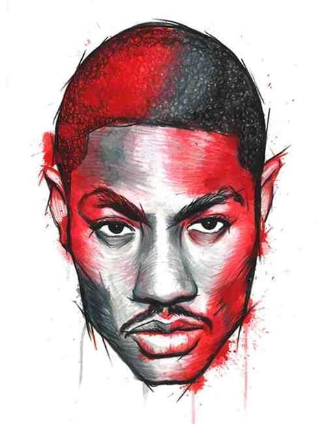 Derrick Rose Drawing