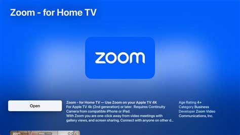 How To Video Call Using Zoom On Apple Tv