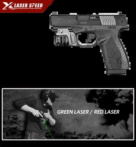 Police Equipment Handgun Picatinny Rail Mount Red Gun Lasers