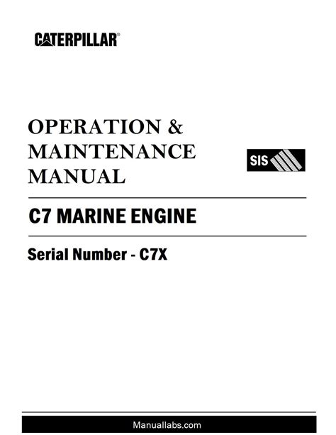 CAT CATERPILLAR C7 MARINE ENGINE OPERATION AND MAINTENANCE MANUAL