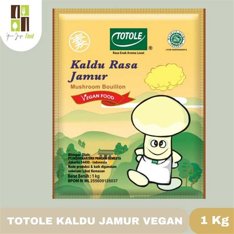 Jual Totole Kaldu Jamur G Kg Vegan Vegetarian Penyedap Rasa