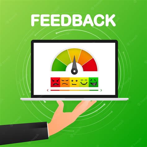 Premium Vector Feedback Vector Concept Rank Level Of Satisfaction Rating Vector Illustration