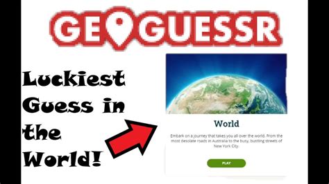 The Most Insane Guess In Geoguessr Youtube