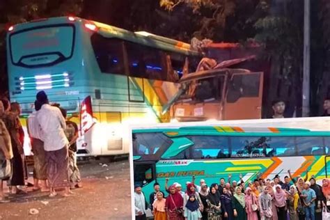 Sopir Bus Rombongan Ziarah Wali 5 Asal Pandaan Yang Tabrak Truk Di