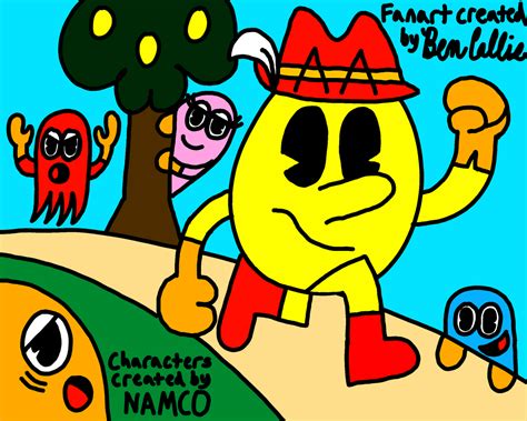 My Drawing For Pac Mans 43rd Anniversary Rpacman