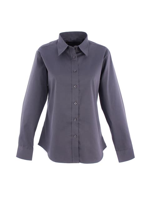 Uc703 Ladies Pinpoint Oxford Full Sleeve Shirt Enterprise Workwear