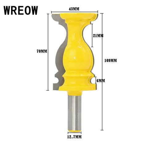 12inch Shank Architectural Cemented Carbide Molding Router Bit Trim