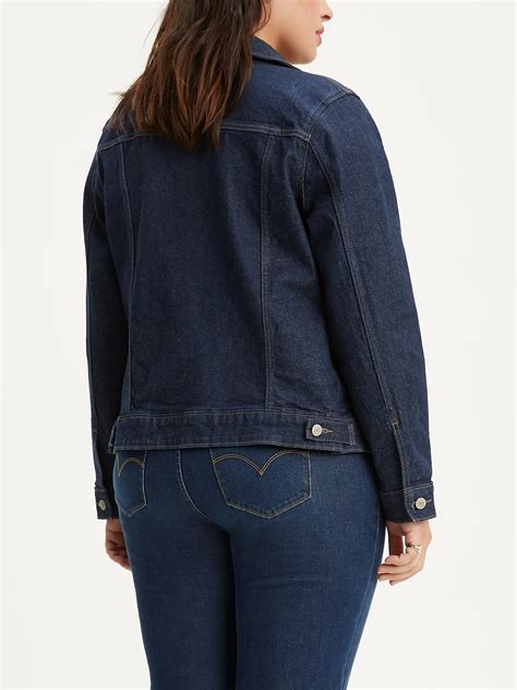 Levis Womens Plus Size Original Trucker Denim Jacket