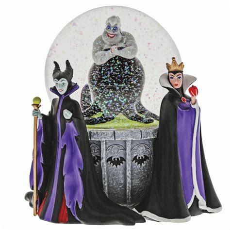 Disney Villains Lighted Snow Globe | The Music Box Company