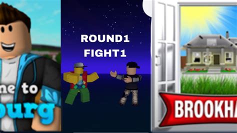 Bloxburg Vs Brookhaven Tournament Round 1 Fight 1 Youtube