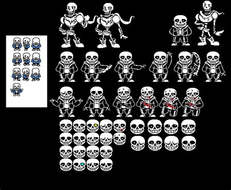 Happy B Day Undertale Sans Sprite Sheet V2 By Killerph4nt0m1 On