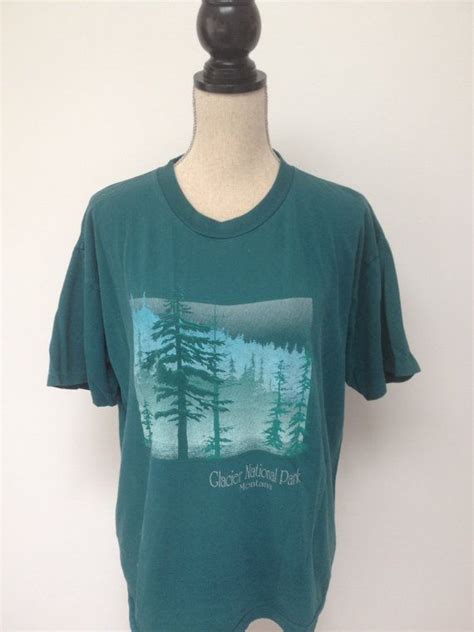 Vintage Glacier National Park Montana Tshirt By 21vintage On Etsy 15 00 Glacier National Park