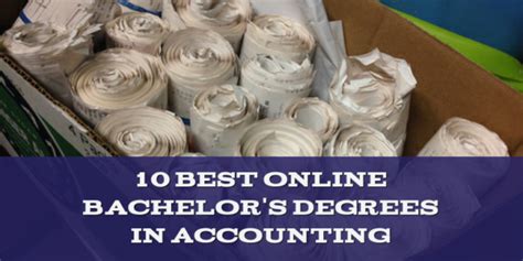 10 Best Online Bachelors Degrees In Accounting