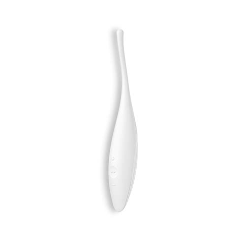 VIBRADOR TWIRLING JOY APP SATISFYER BRANCO Coisas De Homem