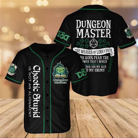 Dnd Baseball Jersey Buckprints