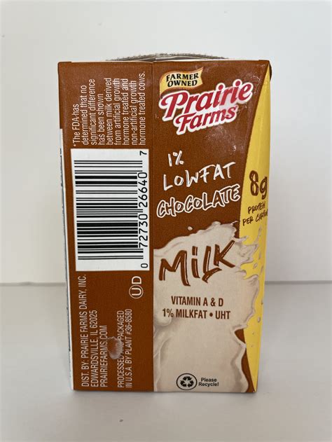 Prairie Farms Lowfat UHT Chocolate Milk Chocolate Milk Reviews