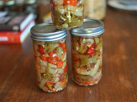 Pickled Hot Pepper Rings Recipe Recipe Stuffed Hot Peppers Meals In A Jar Stuffed Peppers
