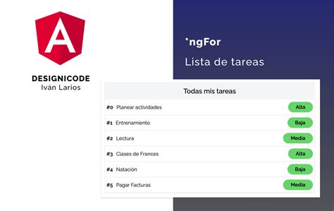 Listar Elementos En Angular Con Ngfor Designicode