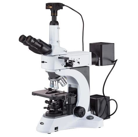 AmScope 50X-2500X Darkfield Polarizing Metallurgical Microscope + 18MP – Microscope Central