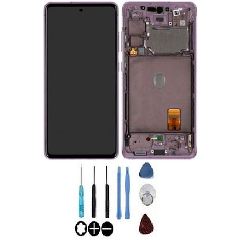 Original Ecran Display Lcd Complet Violet Pour S Fe G F