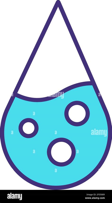 Water Rgb Color Icon Stock Vector Image Art Alamy