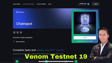 VENOM Testnet Update Hướng dẫn làm Testnet nhiệm vụ 19 ChainSpot