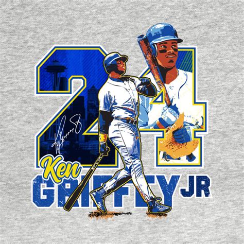 Ken Griffey Jr Tee T Shirt Sports Long Sleeve T Shirt Teepublic