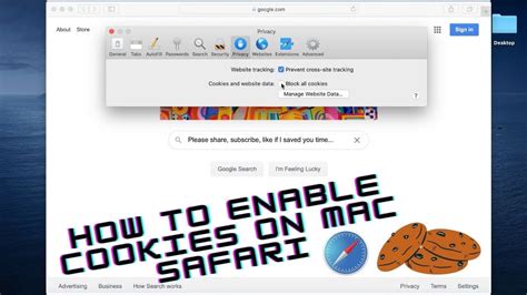 How To Enable Cookies On Mac Youtube