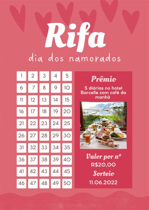 Modelo De Rifa Beneficente Braincp