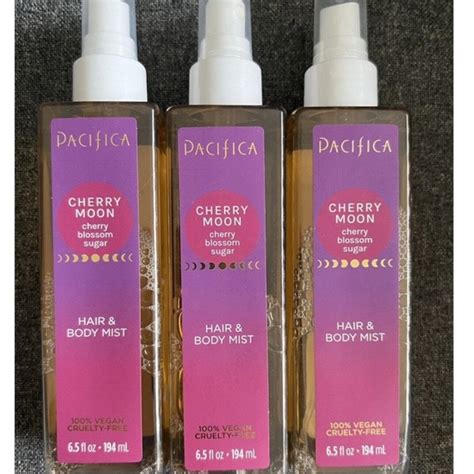 Pacifica Bath Body 3x Pacifica Cherry Moon Cherry Blossom Sugar