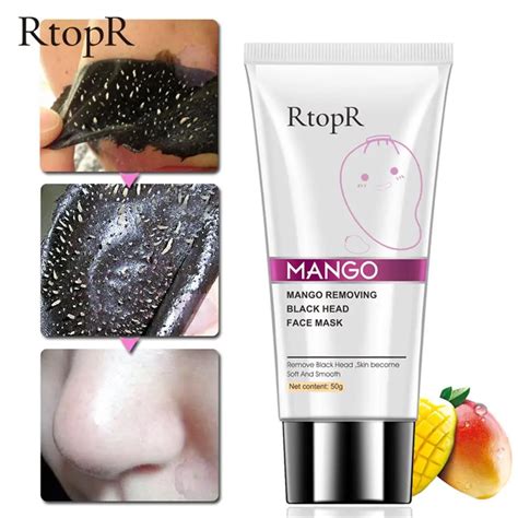 1pc Rtopr Mango Blackhead Remover Acne Treatment Oil Control Mud Pore