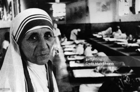 Charity Worker Mother Teresa Seen In Her Hospital Around The Time