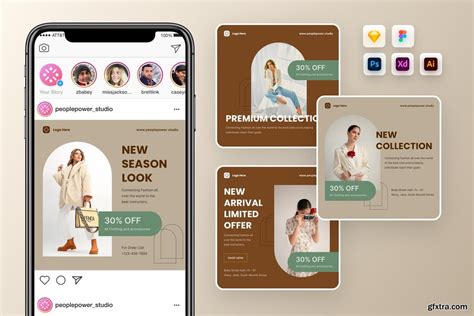 Fashion Trend Instagram Post Template » GFxtra